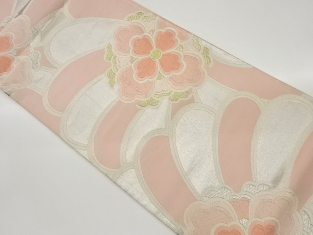 華紋模様織出し袋帯